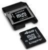 miniSD 4Gb Kingston (Class 4)